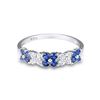 Image 2 : A STERLING SILVER AND CUBIC ZIRCONIA RING.