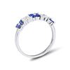 Image 3 : A STERLING SILVER AND CUBIC ZIRCONIA RING.