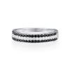 Image 2 : A STERLING SILVER AND CUBIC ZIRCONIA RING.