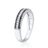 Image 3 : A STERLING SILVER AND CUBIC ZIRCONIA RING.