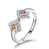 Image 1 : A 14KT WHITE GOLD AND SAPPHIRE & DIAMONDS RING.