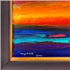 Image 2 : Wyland, "Dolphin Rising" Hand Signed Original Painting on Board with Certificate