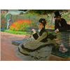 Image 1 : Claude Monet - Camille Monet on a Garden Bench