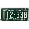 Image 1 : SK Licence Plate 1956