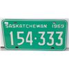 Image 1 : SK Licence Plate 1969