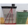 Image 4 : One quart Esso Marvelube outboard oil can 1 pint four star turpentine can