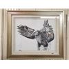 Image 1 : 2016 Original charcoal drawing by Judy Spagren framed under glass 23" X 27"