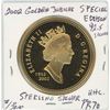 Image 2 : 2002 - $1.00 Silver 24k Gold Coin - Queen's Golden Jubilee