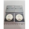 Image 4 : 1986 & 1984 B.U. Canadian silver dollars