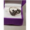 Image 3 : Sterling Silver Marcasite Ring size 5.5