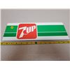 Image 1 : Vintage 7-Up tin sign 14" X 5"