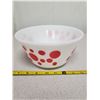 Image 1 : large red dot Federal glass bowl