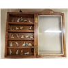 Image 2 : Display Case & Wade Tea Ornaments - 17x11in