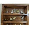 Image 3 : Display Case & Wade Tea Ornaments - 17x11in