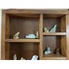 Image 5 : Display Case & Wade Tea Ornaments - 12x22in