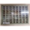 Image 1 : Display case & Wade Tea Ornaments - 15x20in