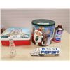 Image 1 : Lot 3 Tins & Pepsi Collectibles