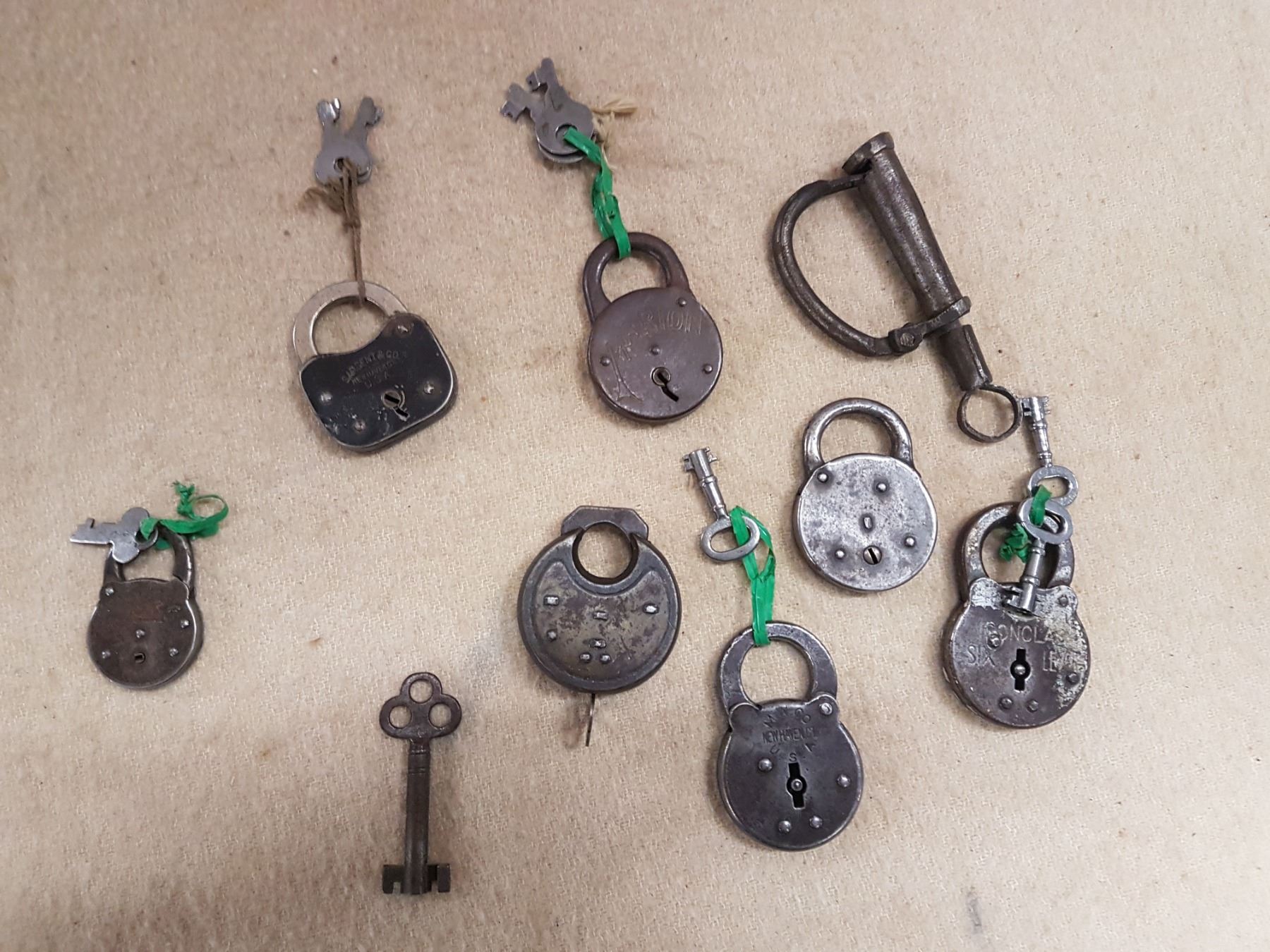 Antique Locks - Most with Keys