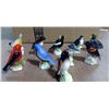 Image 1 : Lot of 10 Ceramic Birds - 3in x 2in