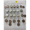 Image 1 : 60 Canada five cent pieces, 3 coins for each year 1971-1990
