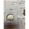Image 2 : 8 Canada 25¢ twenty five cent pieces, 1-1966, 5-1968, 2-1969
