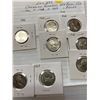 Image 5 : 8 Canada 25¢ twenty five cent pieces, 1-1966, 5-1968, 2-1969