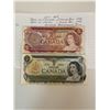 Image 1 : Bank of Canada replacement one dollar & two dollar bills
