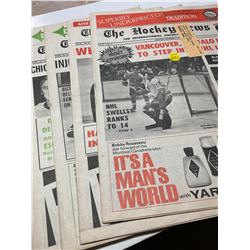 69-70 season, The Hockey News vol. 23 no. 11-15, Vancouver, Buffalo into NHL