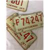 Image 3 : 2 Pair 1971 Sask LicencePlates