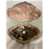Image 3 : Silver Plated Footed Sewing Box