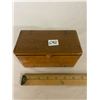Image 1 : OAK Sewing Box & Contents