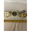 Image 1 : 3 Vintage Alarm Clocks