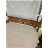 Image 2 : OAK Coat Tree & Board with 3 Brass Hooks