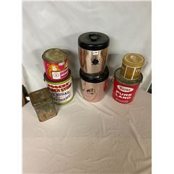 Lot of Vintage Tins