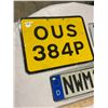 Image 2 : 3 Foreign Licence Plates