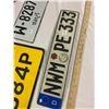 Image 3 : 3 Foreign Licence Plates