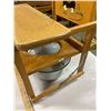 Image 2 : Maple - Childs Pottie Chair & Enamel Chamber Pot