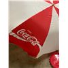 Image 3 : Large Coca-Cola Umbrella & Plastic Coke Tray & Bottle