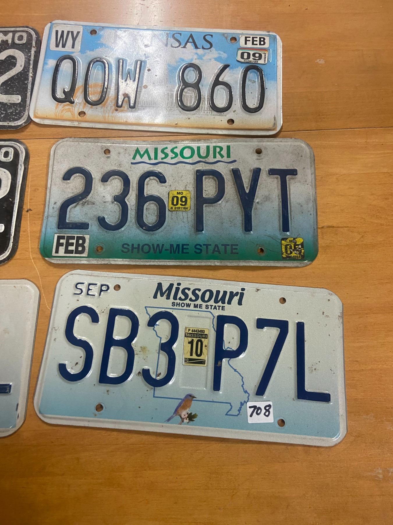 Lot Of 6 USA Licence Plates Lot Of 6 USA Licence Plates