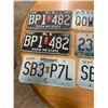 Image 3 : Lot of 6 USA Licence Plates