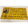 Image 1 : Hart Ford Fire Insurance Sign - 19.5" x 11"