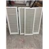 Image 1 : 4 Wooden Shutters 154" x 41.5"
