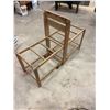 Image 1 : Primitive Double Wash Tub Stand - Folds Up