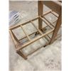 Image 3 : Primitive Double Wash Tub Stand - Folds Up