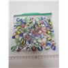 Image 2 : bag of marbles, approx 100 in bag