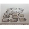 Image 2 : lot of old war amps key tags