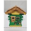 Image 1 : John Deere bird house, handcrafted "little log", Nebraska