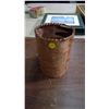 Image 1 : Birch Bark Basket (Diameter: 5.5")