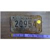 Image 1 : 1983 Indiana Motor Bike Licence Plate - 20954