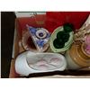 Image 3 : BOX OF CERAMICS (VASE, PITCHER, ASHTRAY, ETC)